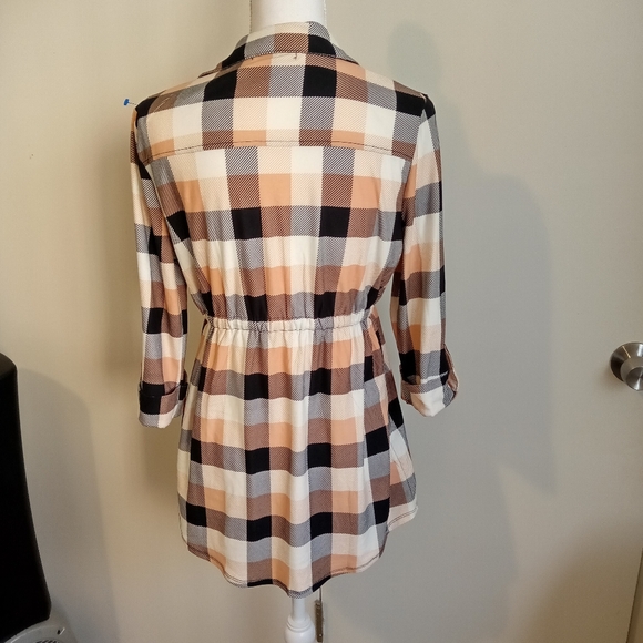 Derek Heart Maternity Blouse Medium - Picture 8 of 10